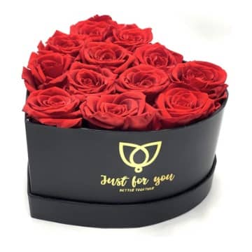 mejores cajas corazon de rosas preservadas