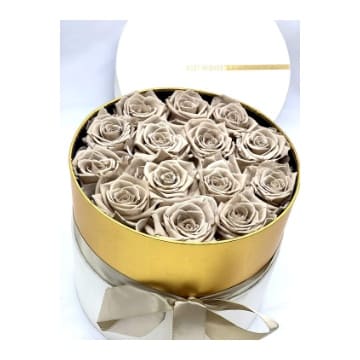 mejores cajas redondas rosas preservadas doradas