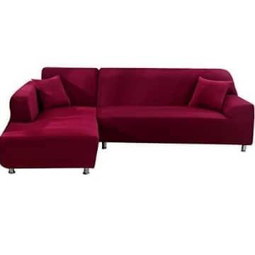 funda sofa salon roja