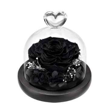 Rosa Negra  esfera cristal comprar