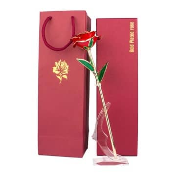 rosa de oro 24k barata